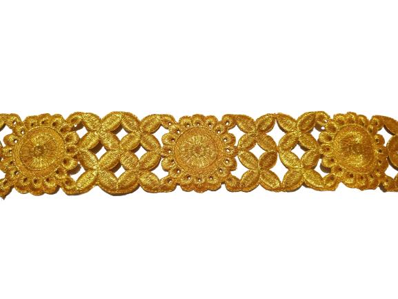 Gambar renda bordir cendana - gold dari bordir plaza tasikmalaya undefined Tokopedia