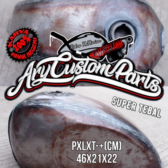 Gambar Tangki custom japstyle caferacer bober model Triumph dari Ary Custom Parts Cikarang undefined Tokopedia