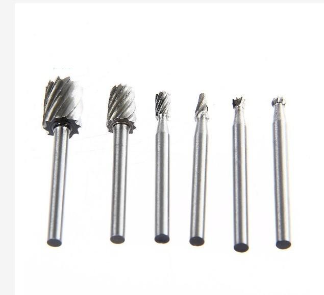 Gambar Mata Bor Kikir Ukir Kayu Mini Gerinda HSS / Wood Milling Mini Grinder - 6pcs dari Kynetz undefined Tokopedia