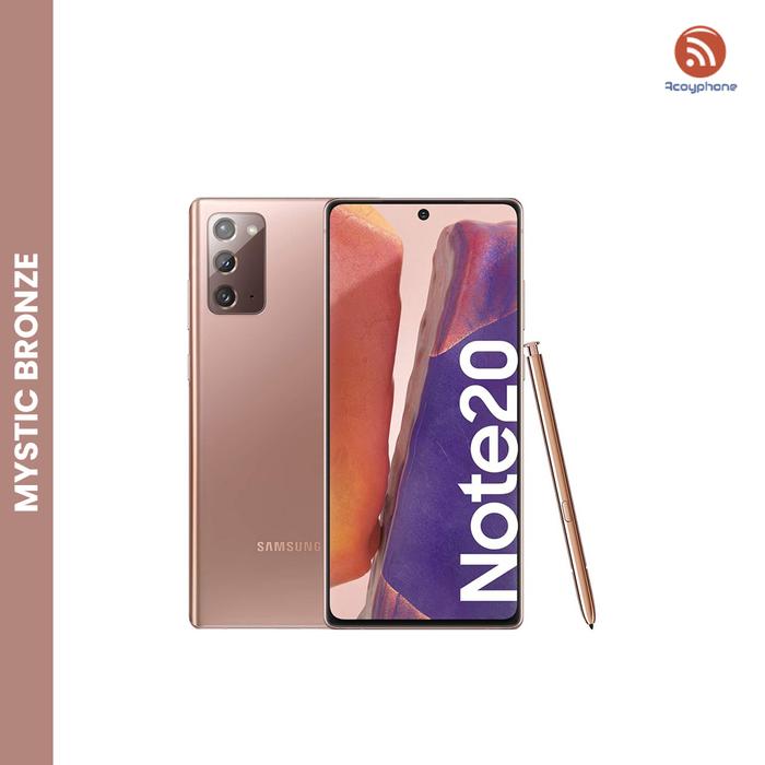 Gambar SAMSUNG GALAXY NOTE 20 8/256GB GARANSI RESMI SEIN - Mystic Bronze dari Acoyphonecell undefined Tokopedia
