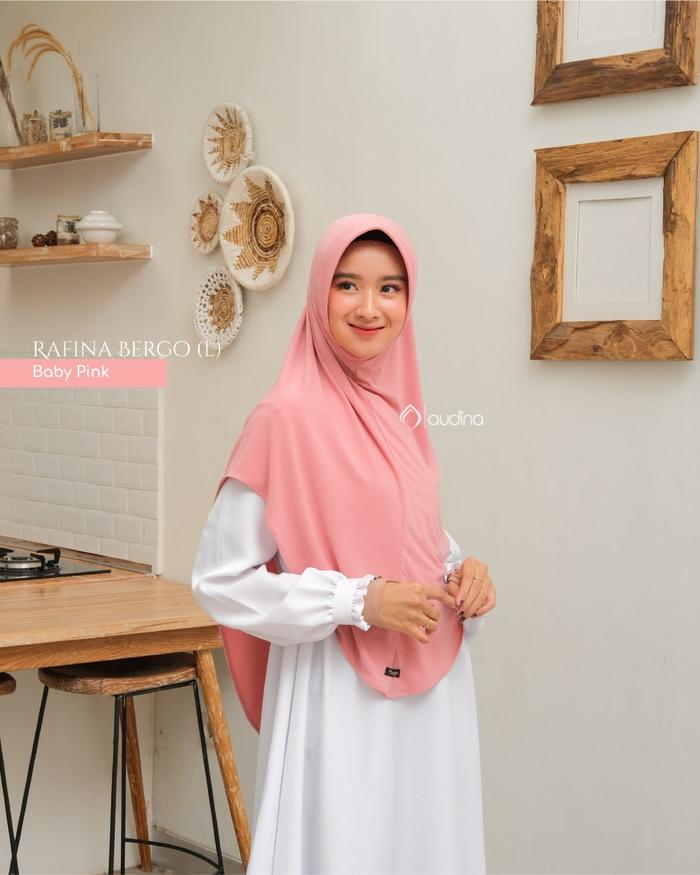 Gambar Hijab Instan Seri Rafina Original dari Audina - Baby Pink, M dari Hijab Fitaya undefined Tokopedia