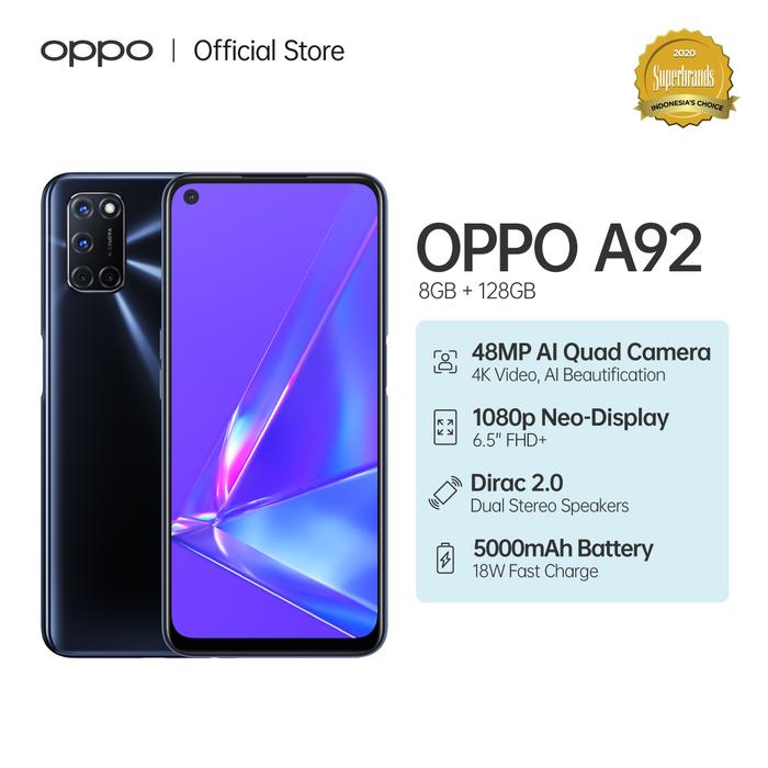 Jual Oppo A92 Smartphone 8gb 128gb Garansi Resmi Hitam Kota Tangerang Oppo Official Store Jual Oppo A92 Smartphone 8gb 128gb Garansi Resmi Hitam Kota Tangerang Oppo Official Store