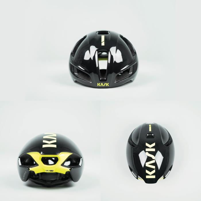 KASK Utopia Bicycle Helmet Black Yellow, S