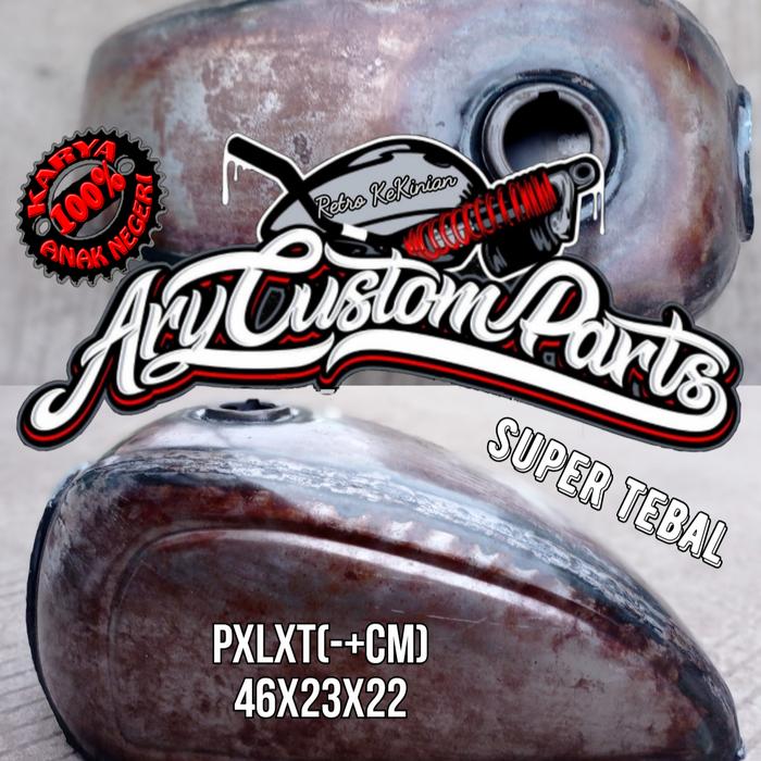 Gambar Tangki custom japstyle bober caferacer model triump new 2 dari Ary Custom Parts Cikarang undefined Tokopedia