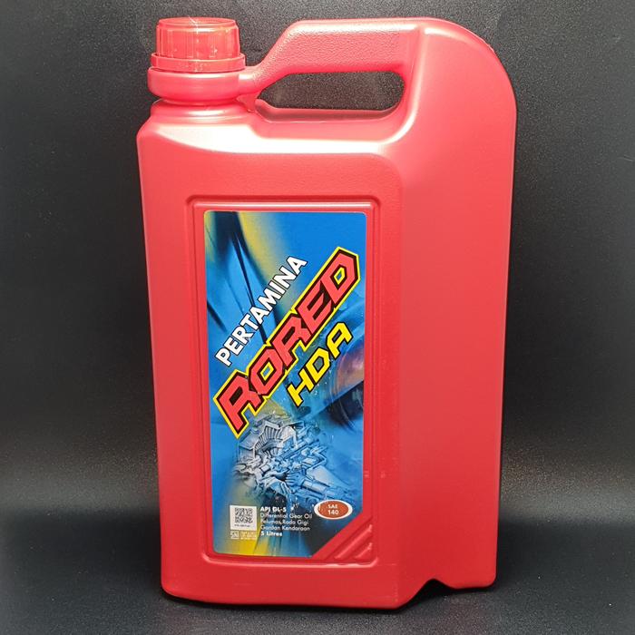 Gambar OLI PERTAMINA RORED HDA SAE 140 API GL5 GALON 5 LITER atau 5000ml dari Lingga Motor Bypas undefined Tokopedia