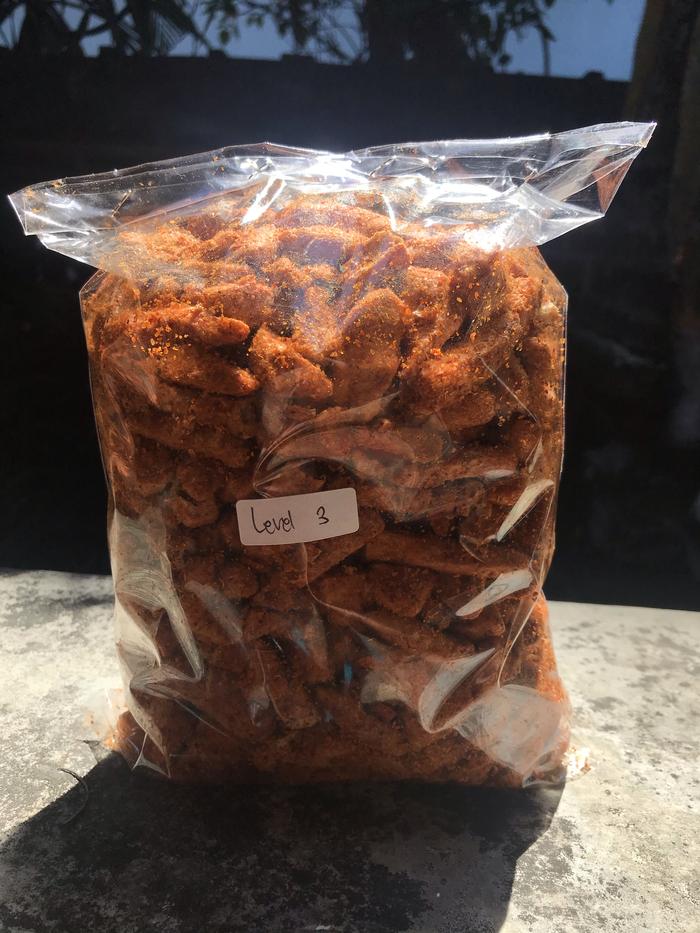 Gambar basreng stick pedas 500gr level 3 basreng stik dari PURPURA.ID undefined Tokopedia