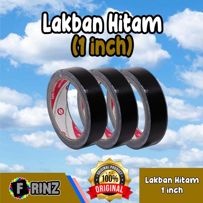 Gambar ATK ~ Lakban Hitam 1 inch [1PCS] - hitam 1 in dari Frinz. undefined Tokopedia