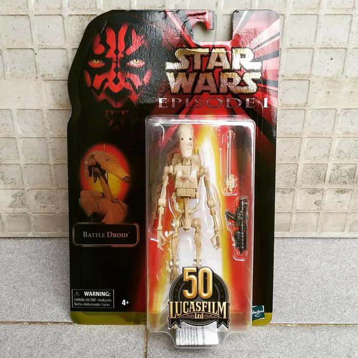 Jual STAR WARS BLACK SERIES RETRO EPISODE BATTLE DROID 50TH