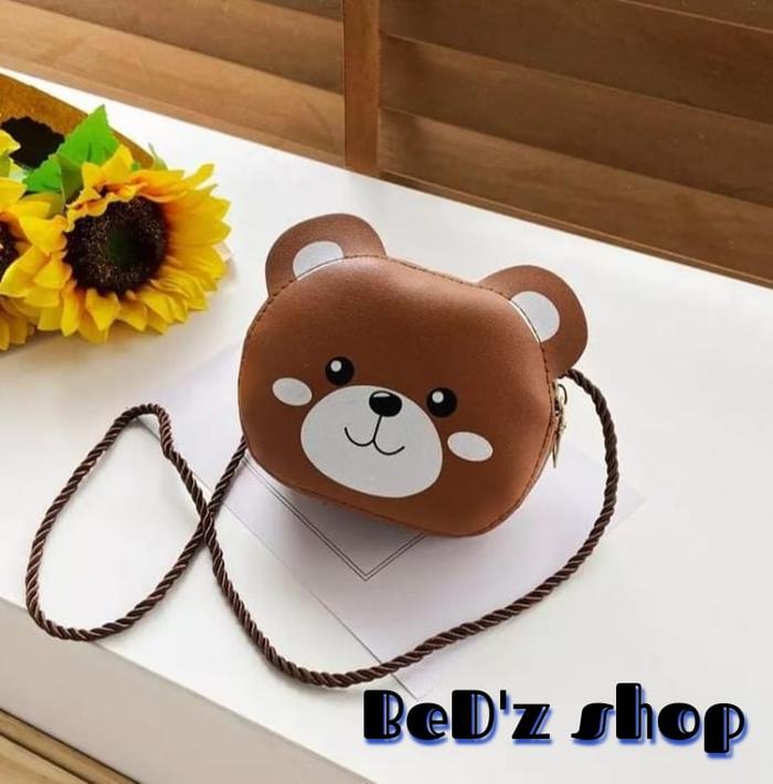 Gambar Tas selempang karakter anak small mini / tas anak lucu / tas perempuan - cat dari toko humer undefined 5 Tokopedia