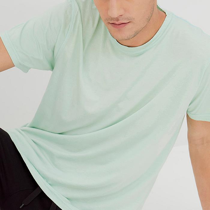 Gambar Kaos Pria Elliot Mint - Konscio X Tencel - M dari Konscio Studio undefined Tokopedia