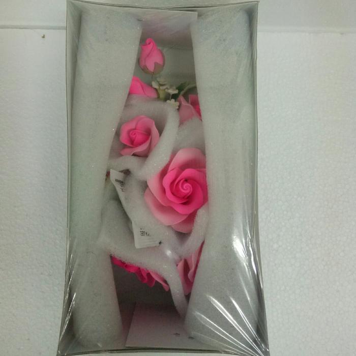 Gambar Icing Rangkaian Mawar - pink dari tbk Belle undefined Tokopedia