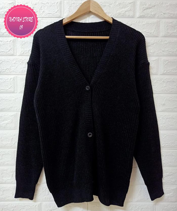 Gambar CARDIGAN RAJUT KANCING TIGA PREMIUM - all size, Marun dari NADIRA STORE 09 undefined Tokopedia
