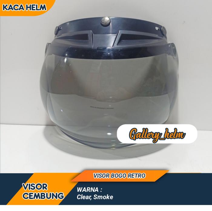 Gambar Kaca Helm Bogo Flat Visor Injak - kaca cembung dari Galleryhelm undefined Tokopedia