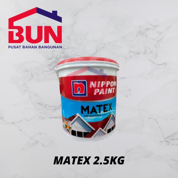 Gambar NIPPON PAINT MATEX CAT GENTENG PUTIH 2.5 dari bun supermarket bahan bangunan undefined Tokopedia