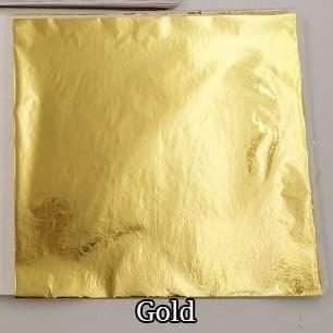 Gambar 10 LEMBAR Kertas Foil Emas Gold Leaf Foil Sheet Kertas Prada Sepuhan S - Gold dari Go shopping mart88 undefined Tokopedia