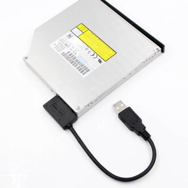 Gambar KABEL USB 2.0 TO SATA SLIMLINE DVDRW LAPTOP dari GGMURAH undefined Tokopedia