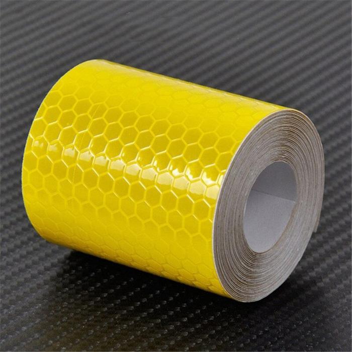 Gambar Sticker Reflective Warning Strip Tape TaffPACK 5x100cm - Kuning dari THROWSITE. undefined Tokopedia
