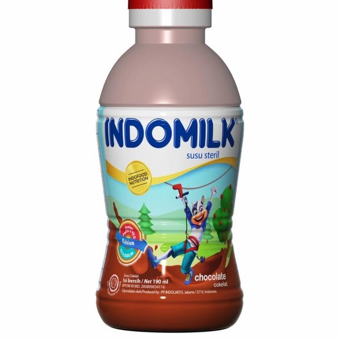 Gambar INDOMILK SUSU BOTOL 190 ML EXP GARANSI TOKO - Cokelat dari NEW5758NOW undefined Tokopedia