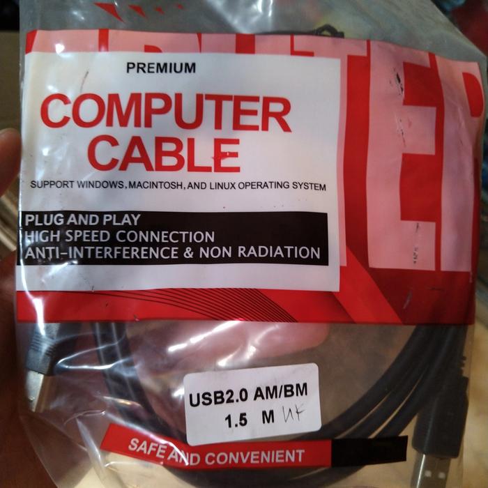 Gambar Kabel Printer USB 2.0 High Quality - 1.5M dari Firstcomcell undefined Tokopedia
