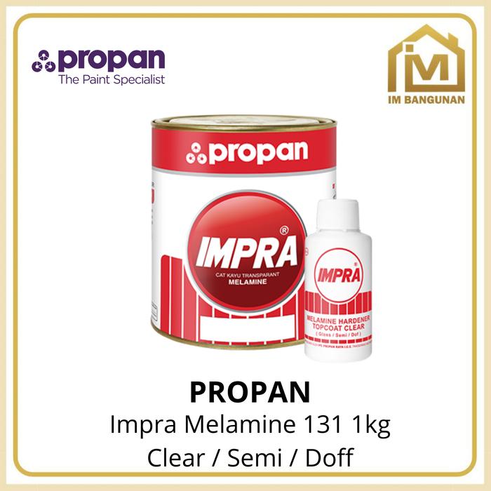 Gambar Melamin IMPRA Clear Gloss / Semi Gloss / Clear Doff 2 komponen 1kg - ML131 CG dari TB. INDAH MURNI undefined Tokopedia