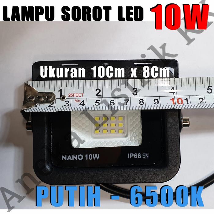Jual LAMPU SPOTLIGHT LED FLOODLIGHT 10W TAMAN LAPANGAN PANGGUNG FLOOD ...