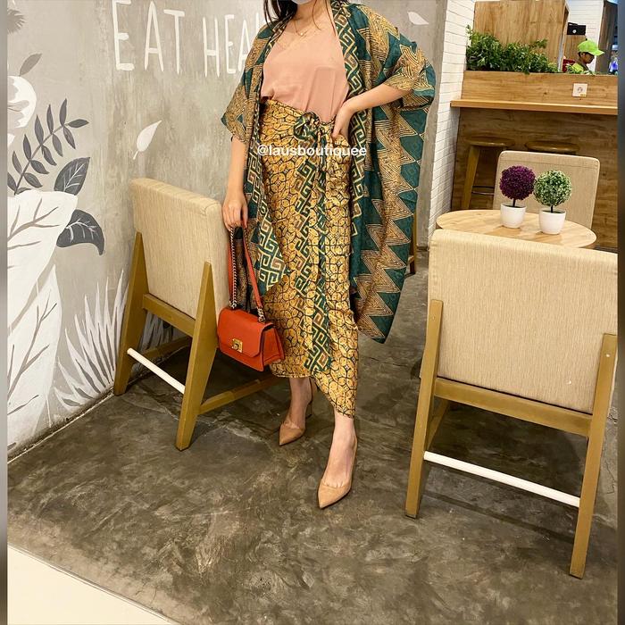 Gambar Nagara set/batik set - rang² hijau dari LAUSBOUTIQUE undefined Tokopedia