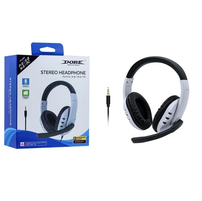 Jual Headset PS4 Fat Slim Pro Dobe 