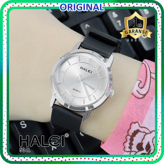 Gambar Termurah bisa COD Jam tangan wanita Original HALEI 504 karet tahan air - wanita-white dari HALEI OFFICIAL SHOP undefined Tokopedia