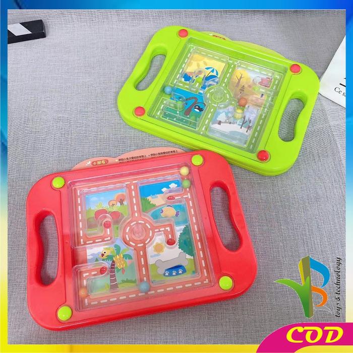 Gambar [COD] RB M49 M168 Mainan Anak Papan Keseimbangan Bola Kelereng 10PCS Kartu - M168, HIJAU dari RB TOYS AND TECHNOLOGY undefined Tokopedia