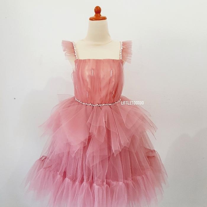 Gambar LITTLETOOTOO - olive mom dress dustypink - size XS dari little.tootoo undefined Tokopedia