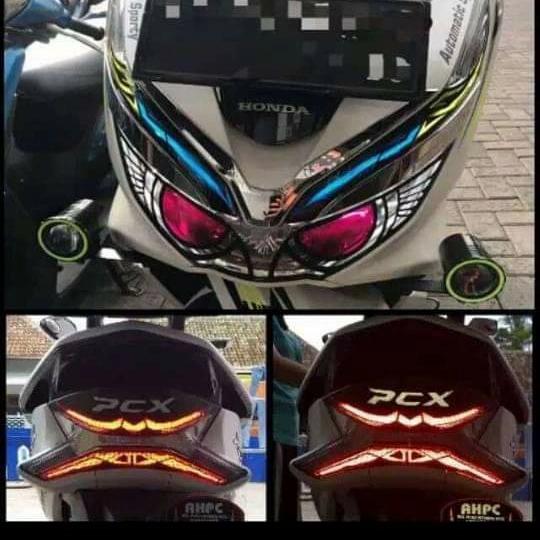 Gambar stiker variasi lampu honda pcx 150 ( full set ) dari JJ STIKERS undefined Tokopedia