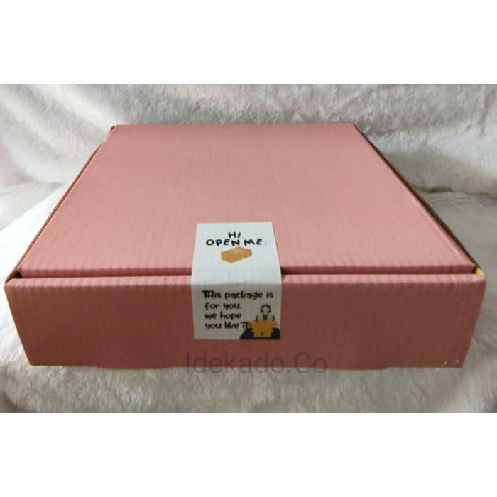 Gambar Box Warna/Kardus warna 30 x 25 x 8 CM Box Hampers Box Kado Hitam Large - Merah Muda dari Ide Kado undefined Tokopedia