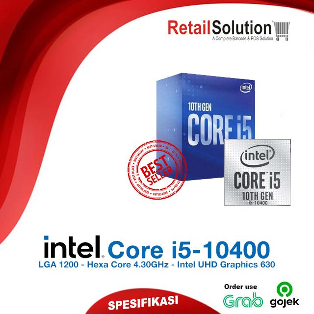 Processor Cpu Intel Lga 1200 Intel Core I5-10400 I5 10400 Garansi - Main Image