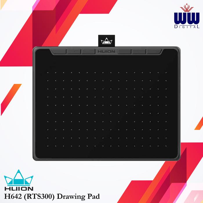 Gambar Huion H642 (RTS300) Drawing Pad - Garansi Resmi - Black dari WW Digital Jogja undefined Tokopedia