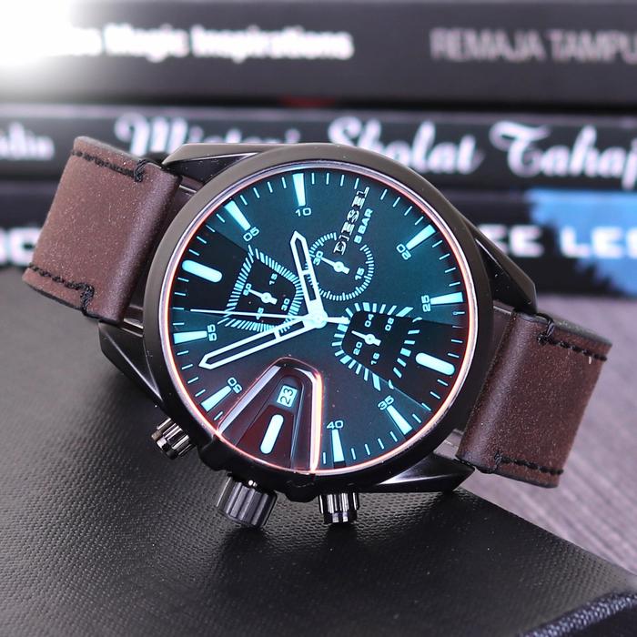 Gambar Jam Tangan Pria Diesel 6607 Original Crono Aktif Termurah - dark brown dari MUNCUL MAPAN undefined Tokopedia