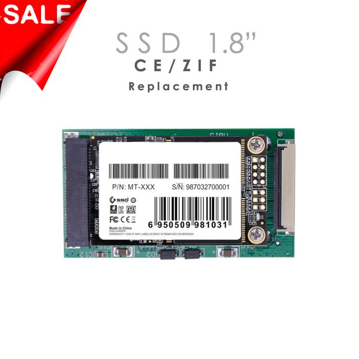 Gambar SSD ZIF Soket Jepit Macbook Air 2008 Sony Vaio HP Elitebok SSD 1.8 - 128GB dari Gunapart undefined Tokopedia