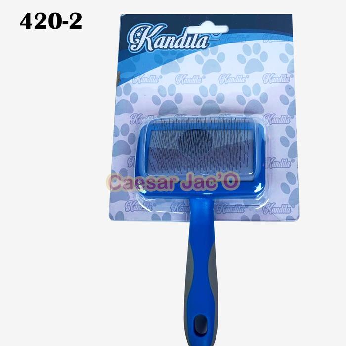 Gambar Sisir Kawat / Slicker Brush Bulu Anjing Kucing Kelinci Hewan - 420-2 dari Caesar JacO undefined Tokopedia