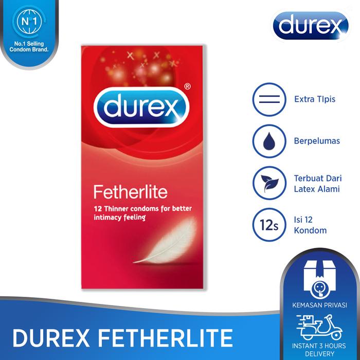 Gambar DUREX - Kondom Tipis Isi 12 | Kondom Gerigi | Kondom Durex - Fetherlite dari INTI MEDIKA STORE undefined Tokopedia