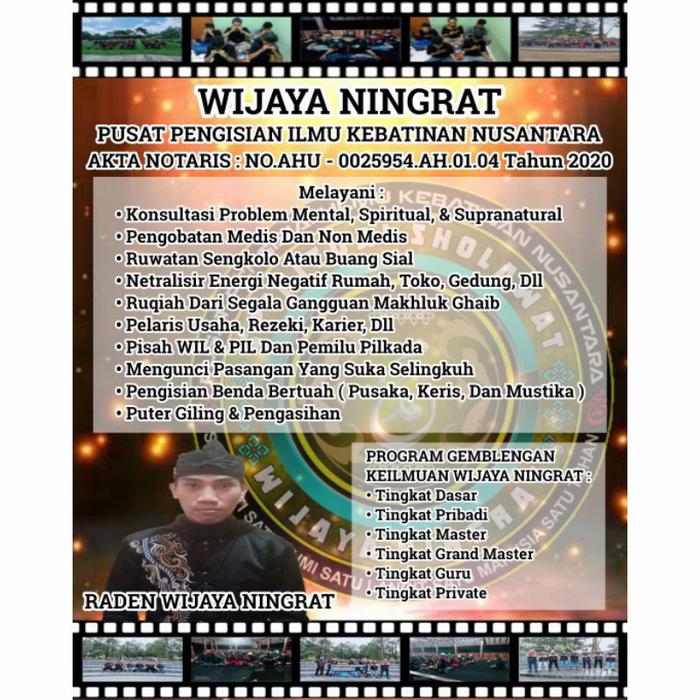 Jual Gemblengan Keilmuan Wijaya Ningrat Tingkat Grand Master Jakarta Barat Padepokanwijayaningrat Tokopedia