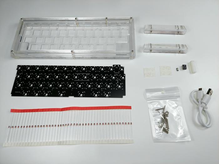 Gambar Tanuki 40% Keyboard Kit - kit dari Keyboard Kasep Co. undefined Tokopedia
