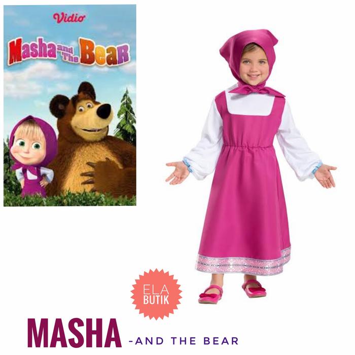 Vestito Carnevale Masha Halloween Costume Costume Carnevale Masha Anni  Vestiti Di