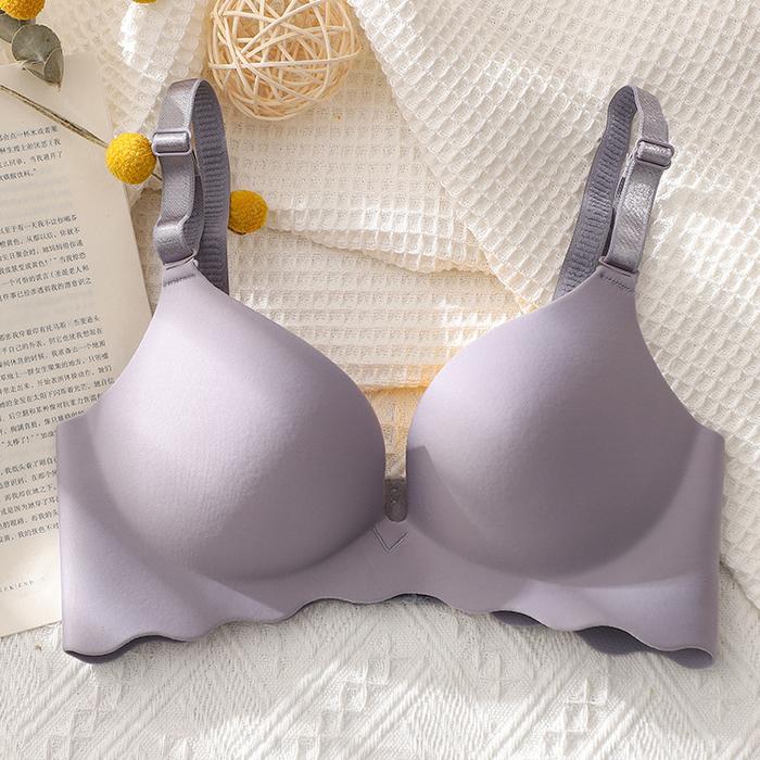 Gambar Bra seamless tanpa kawat ada kait belakang push up MACARON SERIES - Silver ungu, 38 dari DISINIADA168 undefined Tokopedia