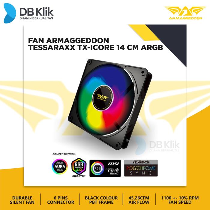 Icore 14 Fan Armaggeddon Tessaraxx iCore 14cm ARGB - Armagedon TX iCore 14 ARGB