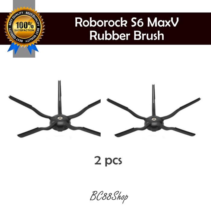 Gambar Roborock S6 MaxV Rubber Brush - Hitam dari BC88Shop undefined Tokopedia