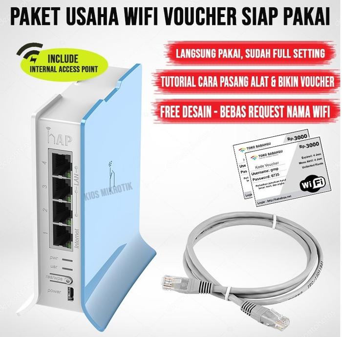 Gambar Mikrotik Rb941 Full Setting Sistem Voucher Hotspot Siap Pakai dari Technocart undefined Tokopedia