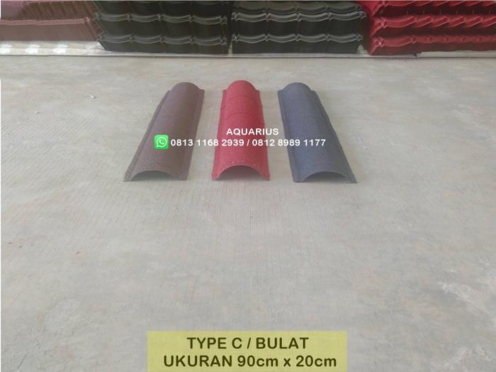 Gambar ATAP NOK GENTENG METAL PASIR WUWUNGAN / KERPUS TYPE C dari AQUARIUS UPVC undefined Tokopedia