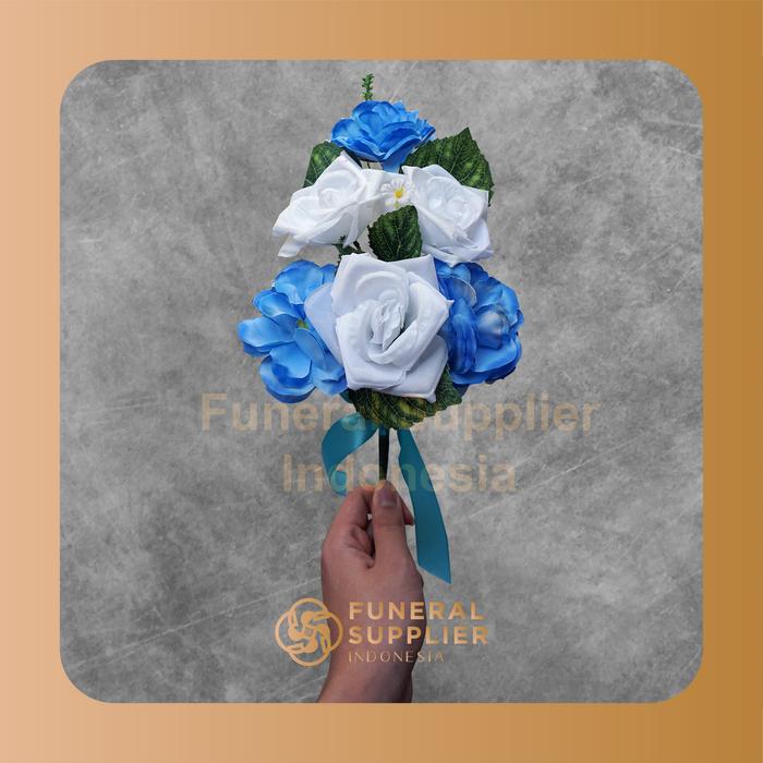 Gambar Hand Bouquet - Biru dari Funeral Supplier undefined Tokopedia