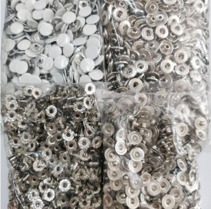 Gambar [5 Gross] kancing cetet besi 13mm / kancing cetet besi 330 / 5gross - White dari Acchouse21 undefined Tokopedia