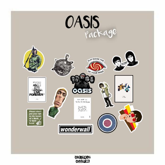 Gambar STICKER BAND OASIS PACK STIKER TUMBLR CASE HANDPHONE DECAL AESTHETIC - SMALL SIZE dari OhzaProject undefined Tokopedia