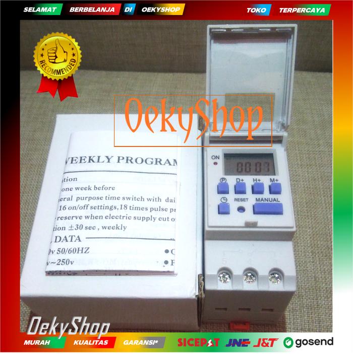 Jual Digital Timer Programmable Switch Relay 16A 220V 2000W - Jakarta ...